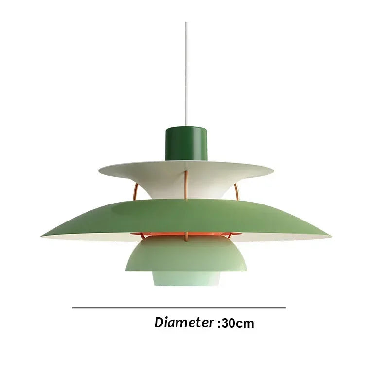 30CM Nordic Creative Design Pendant Lamp High Quality Color Umbrella Led Chandeliers Living Kitchen Bedroom Home Furnishings Lighting