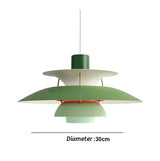 30CM Nordic Creative Design Pendant Lamp High Quality Color Umbrella Led Chandeliers Living Kitchen Bedroom Home Furnishings Lighting