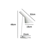 Nordic Design Table Lamps for Living Room Metal Loft Decor Standing Lights Bedroom Bedside Lamp LED Desk Light E27 Bulb Lighting