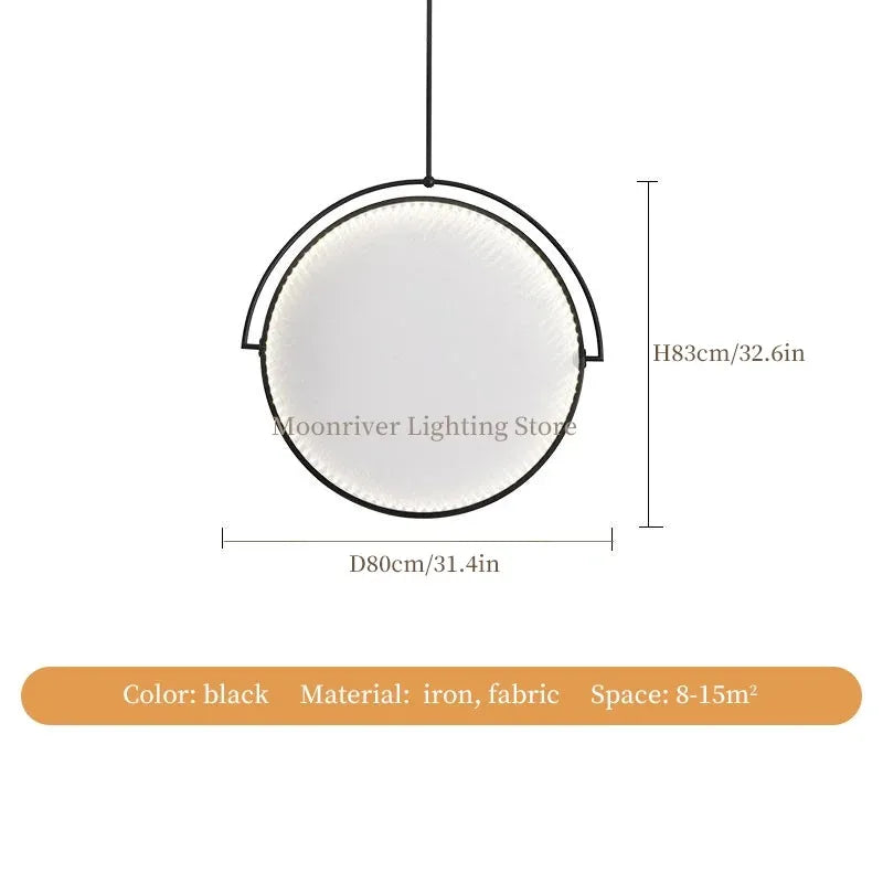 Italian Style Modern LED Pendant Chandelier - Sleek Hanging Ceiling Lamp Fixture for Bar Counter, Shop, Restaurant, Living Room & Home Decor