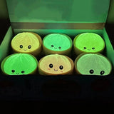Boys Girls Luminous Dumpling Squishy Slow Rebound Noctilucent Squishy Dumpling Pinch Glitter Sensory Fidget Ball Children Gifts
