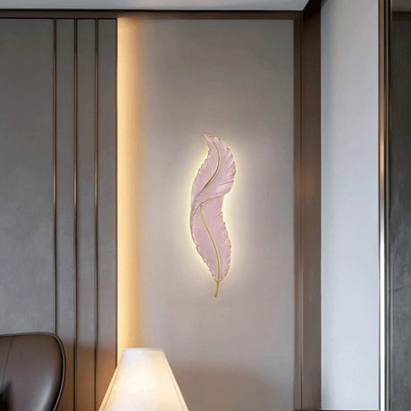 interior wall lamp Nordic decoration modern luxury lamp bedroom LED feather wall lamp bedside living room wall decoration home