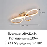 2026 Luxury Atmospheric Living Room Bedroom Ceiling Light Modern Simple High-end LED Dining Hall Ceiling Lamps Creative Home Light