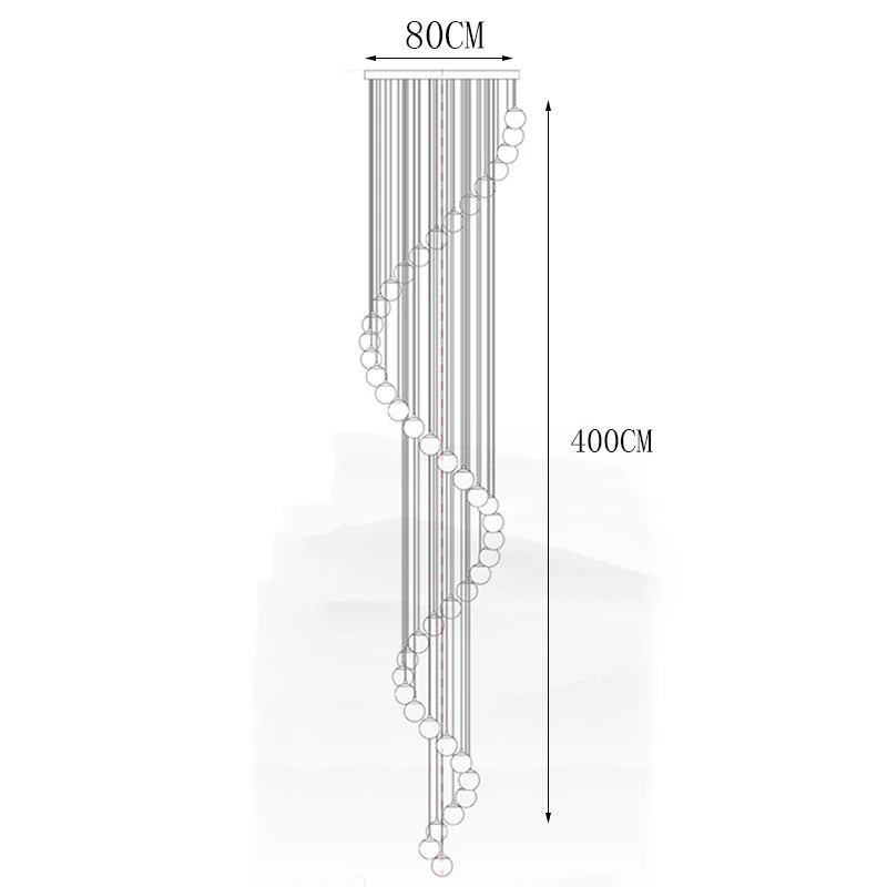 Modern Stair chandelier Pendant lights indoor lighting Ceiling lamp hanging light led Chandeliers for living room indoor lightin
