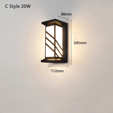 Led Outdoor Wall Lamp Led Outdoor Wall Light Waterproof Light Outdoor Porches Led Light Motion Sensor Light Outdoor Lighting
