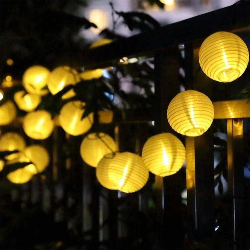 6m Solar Outdoor Light Garland Solar Lantern Garden Lamp String Lighs Waterproof Soalr Lamp Garden Garland Sunlight Garden Decor
