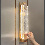 Luxury Modern LED Wall Lamp (Gold/Black) - Decorative TV Background Sconce & Bedside Light Fixture for Living Room & Bedroom