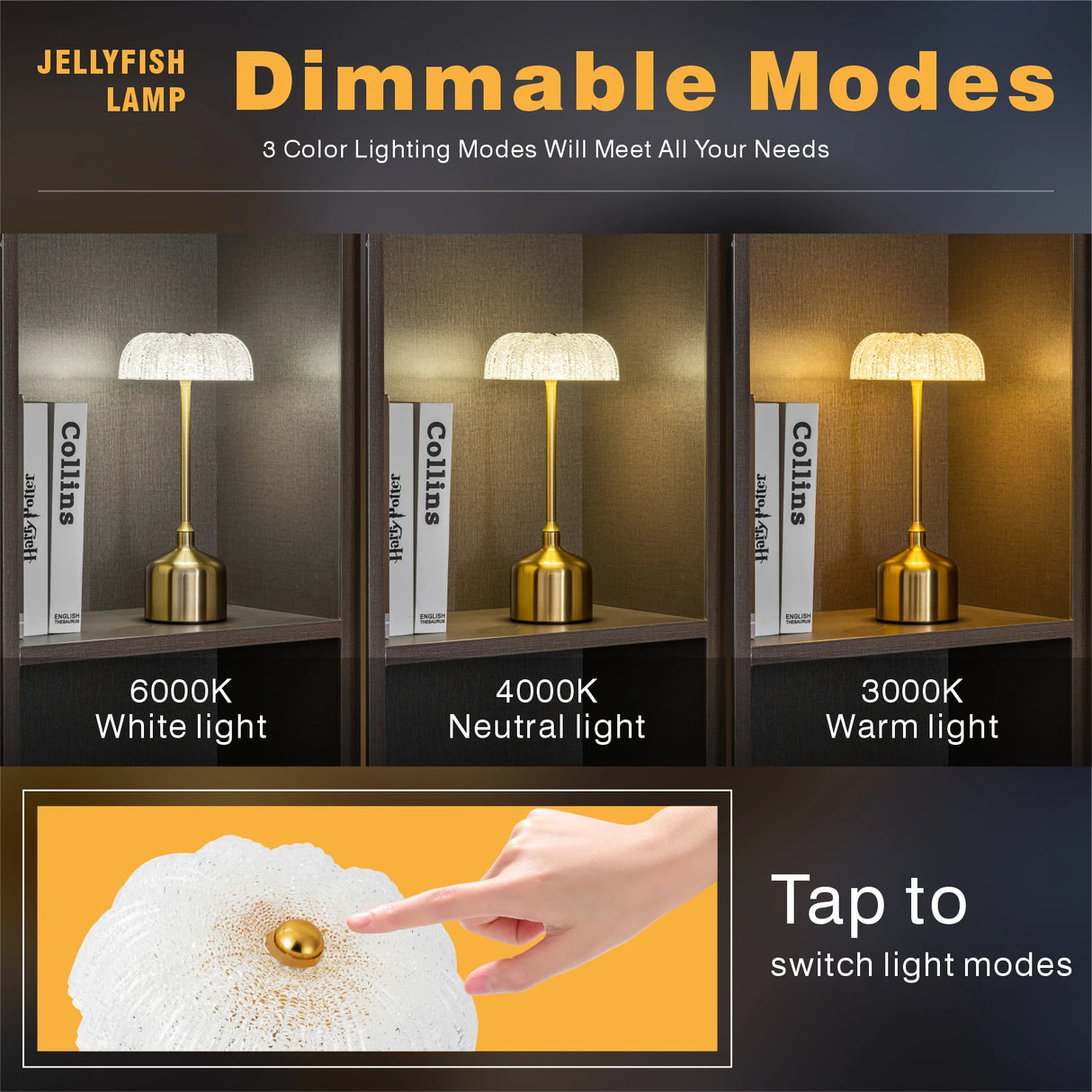3000mah Retro Bar Table Lamp Restaurant Decoration Lamp LED Rechargeable Desk Light Touch Dimming Night Light Bedroom Lamp