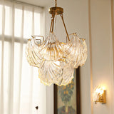 Luxury Crystal Hanging Light Hotel Villa Indoor Decor Chandelier France Retro Pendant Lamp For Bedroom Parlor Dining Hall