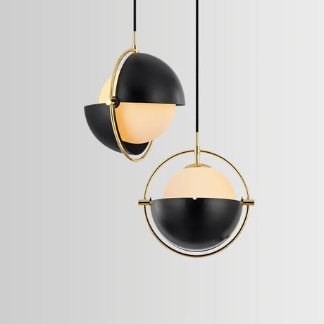 Modern Iron Pendant Lamp Danish Multi Lite Pendant Lamp Bedroom Parlor Dining Room Restaurant Decors LED Deformable Hanging Light