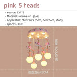 Modern Creative Unicorn Cartoon Pendant Lamp Simple Baby Room Children's Chamber Bedroom LED Eye Protection Ceiling Light