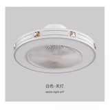 Modern ceiling fan lights for bedrooms, living rooms, dining rooms, invisible ceiling fans, Nordic minimalist and silent 110V 220V