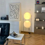 Pierre Garrault Desk Lamp LED Metal Chrome Light Living Room Hotel Room White Acrylic Ball Lights Home Art Deco Art Work Light
