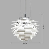 Nordic Designer Postmodern Simple Chiba Chandeliers Living Room Dining Room Creative Aluminum Pendant Light Home Decoration LED