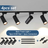 Full Set LED Track Lighting System - COB Ceiling Spotlights for Kitchen & Living Room