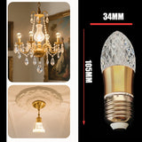 Plug-in Diamond-Cut LED Pendant Light - Modern Acrylic Hanging Lamp for Living Room