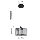 Modern Crystal Ceiling Light Flush Mount Ceiling Chandeliers Lamp LED Bedroom Corridor Entrance Lighting Fixtures E27 Gold Black