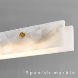 Modern Luxury Marble LED Chandelier - Gold Designer Pendant Lamp