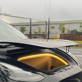 For Tesla Model YL 2026 2027 Car Front Trunk LED Light Bar Strip Interior Brightening Decorative Lamp Strip Automatic Light