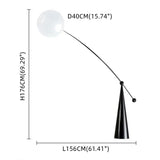 2023 Nordic Modern Creative Simple Fishing Floor Lamp Living Room Bedroom Study Hotel Lobby Art Decoration LED Remote Floor Lamp