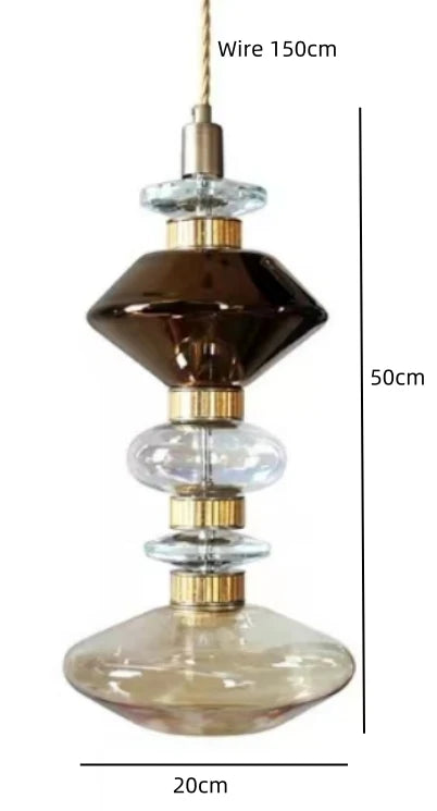 Ballet Pendant Lamp - Creative Danish Design Glass Hanging Light