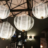 Modern New Indoor Decorative Simple Birdcage Chandelier Mesh Metal Design Living Room Dining Room Light Lobby Mesh Chandeliers