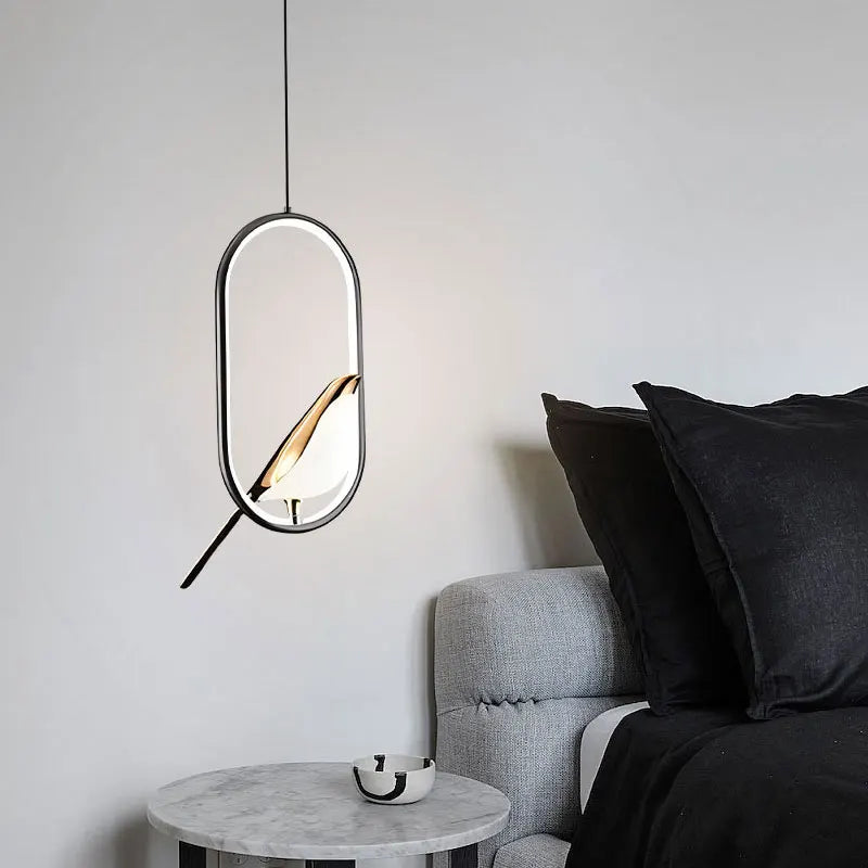 LED Bird Pendant Lamps for Bedroom Living Room Indoor Lighting for Home Chandelier Hanging Lights for Corridor Aisle AC85-265V