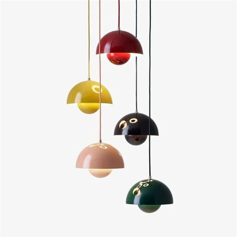  Flowerpot Pendant Lamps French Cream Wind Art Hang lamp Loft Kitchen Restaurant Bar Living Bedroom Demark Lights Fixtures