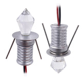 12V Mini Recessed LED Star Light Spotlight (2-Pack, 1W Dimmable, 13mm Cutout) - Micro Ceiling & Stair Accent Lighting for Starry Sky & Hall Decor