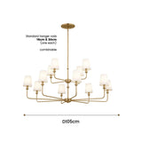 American Style LED Pendant Lamp Modern Minimalist Chandelier Kitchen Island Restaurant Bar Living Room Home Decor Factory Direct