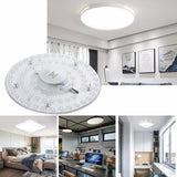 AC 220V–240V LED Ceiling Light Board Replacement (12W–50W) - Circular SMD LED PCB Module Plate for Round Lamp Repairs