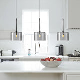 Nordic Colorful Glass Chandelier Lights Living Room Dining Table Kitchen Bedroom Fixtures Warm White LED Suspension Hanging Lamp