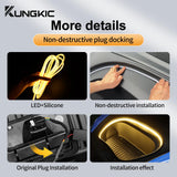 For Tesla Model 3 Highland 2024 2025 2026 Front Trunk Brighten LED Strip Waterproof Flexible DIY Flexible Front Rear Trunk Light