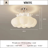 2025 New Crown LED Pendant Lamp Children's Room Restaurant Boy Girl Bedroom with Remote Control Chandelier Study Lighting Decor