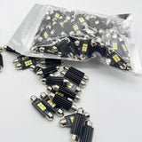  Festoon 31mm 36mm 39mm 41mm C5W C10W LED Bulb Canbus No error Car Interior Reading LED Light License Plate Lamps 4014