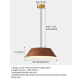 Nordic Modern Wood Grain Log Metal Pendant Lights for Table Dining Room Kitchen Hanging Lamp Fixture Home Decor Lighting Lusters