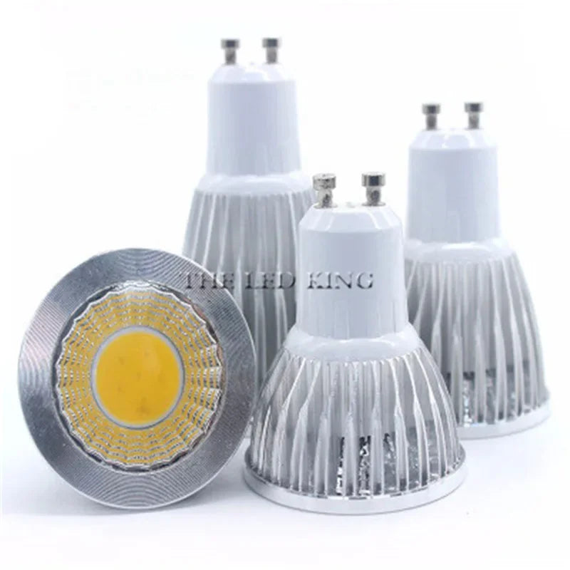 2025/1pcs Super Bright 7W 10W 15W GU10 COB LED Bulb 110V 220V Dimmable Led Spotlights Warm/Natural/Cool White GU 10 LED lamp