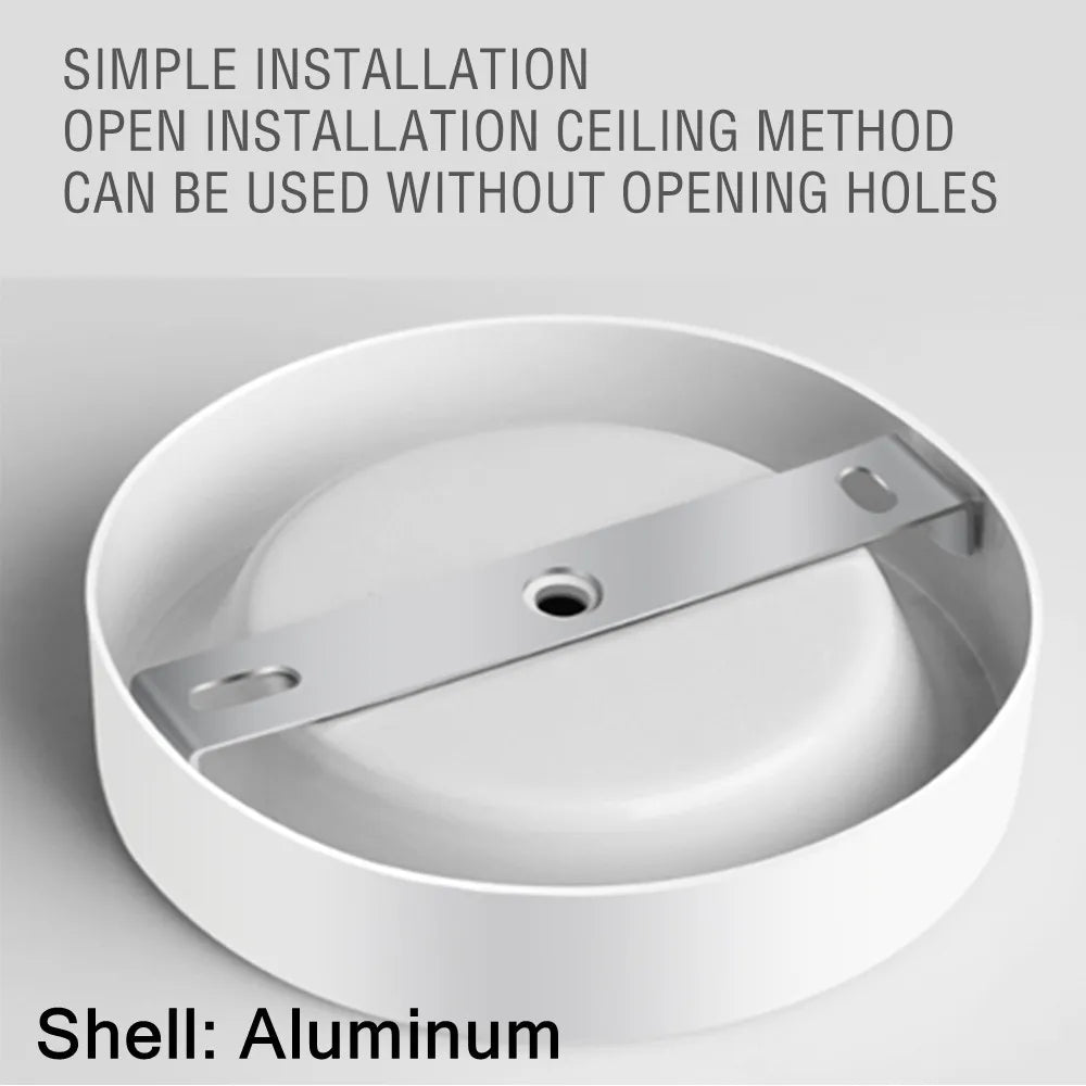 Led Downlights 220V Ceiling Spot Lamp 15W 18W 20W Down Light Surface Mounted Panel Lighting Kitchen Fixture for Room Home Decor