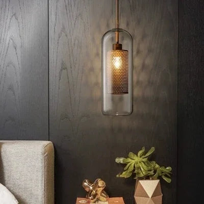 Modern Glass Ball Pendant Lamps Nordic Bedside Kitchen Dining Room Hanging Lights Luminaire Suspension Lighting Golden Designer