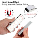 RGB Charging Foot Light LED Wireless Remote 2 PCS Auto Ambient Light Lamp LED Car Decorative Lamp Car Interior Atmosphere Light