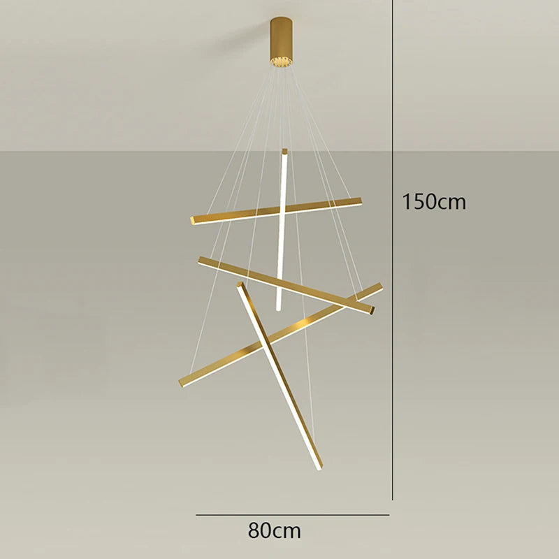 Nordic home decor dining room Pendant lamp lights indoor lighting stair lamp hanging light chandelier lamps for living room