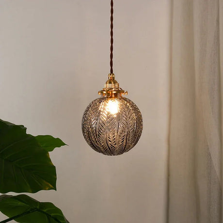 Nordic Glass Small Pendant Lights Brass Restaurant Chandelier for Living Dining Room Kitchen Bedroom Bedside Hanging Lamp