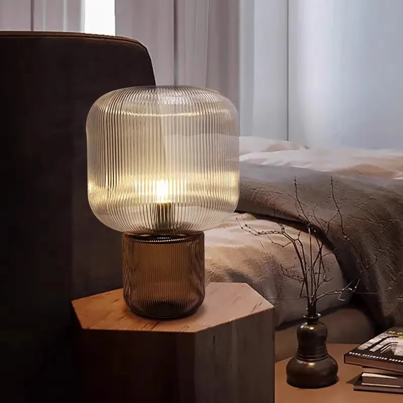Nordic Post-modern Minimalist Creative Living Room Model Room Light Luxury Bedroom Bedside Lamp Designer Hotel Bedside Lamp