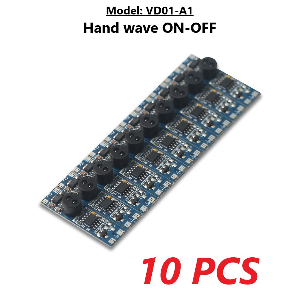 Dimmable touchless hand sweep wave wardrobe cabinet PIR induction sensor switch