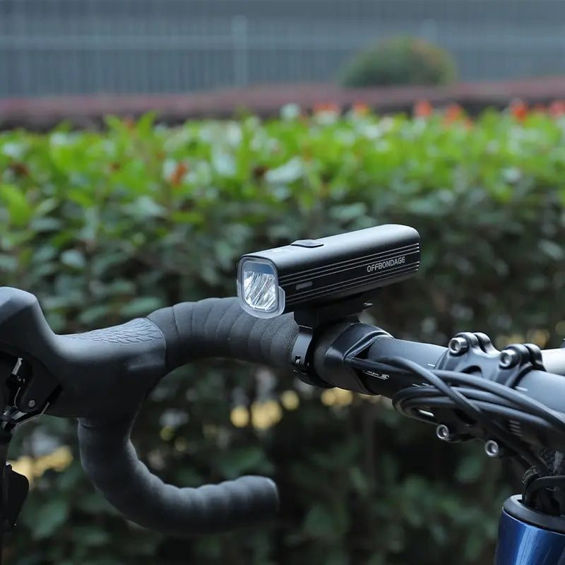 1000 Lumen Bicycle Headlight with Power Bank Function - USB Rechargeable LED Bike Front Light for MTB & Road Cycling