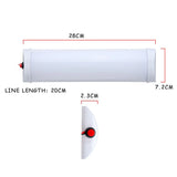 72 LED 12V-24V Car Interior Light Bar - Ceiling Dome Lamp for RV, Van, Boat & Trailer
