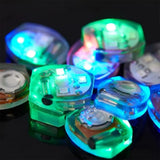 Luminous LED Shoe Lights (10-Pack) - Vibration-Activated Glowing Plastic Electronics Light Modules for Kids Shoes & Crafts