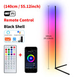 Living Room Dimmable 140cm RGB Corner Floor Lamp WIFI Smart LED Mood Light Art Home Decor Atmospheric Standing Stand Lighting