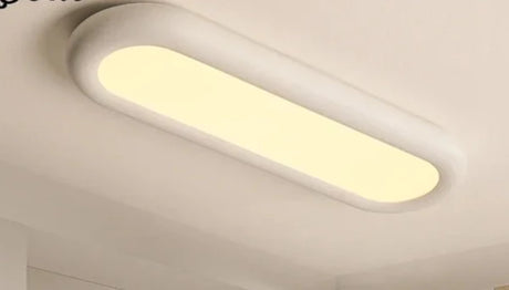 Smart Home Rectangular Bedroom Balcony Hallway Ceiling Light Milk White Resin New Indoor House Lighting Design Lamp and Lanterns