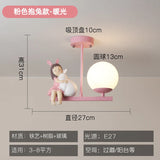 Children's Room Bedside Ceiling Lamp Girl Boy Wall Art Ceiling Lights Creative Cartoon Eye Protection Led  Home Decor Fixtures